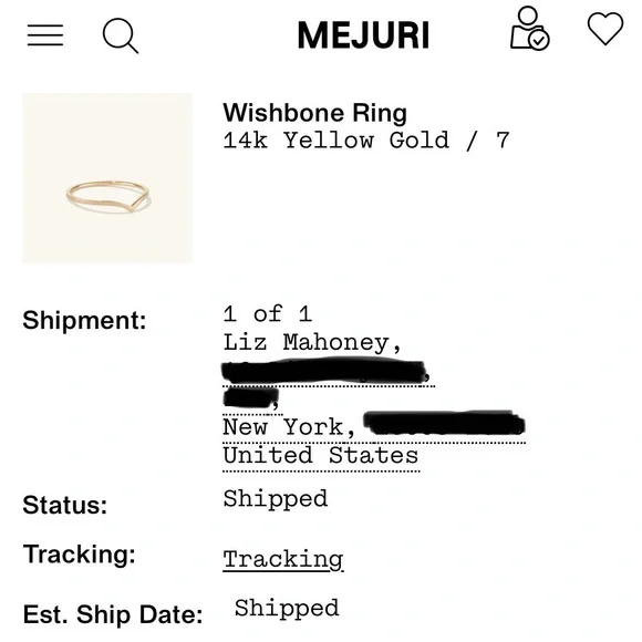 Mejuri Solo Diamond Ring (14k Yellow Gold) - Picture 4 of 8